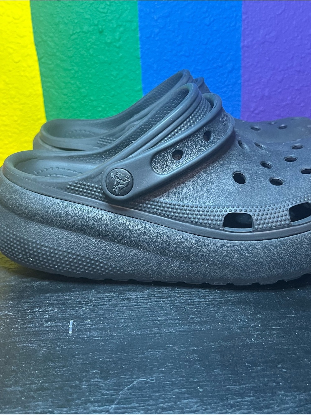 Kids Black platform Crocs - Picture 2 of 5